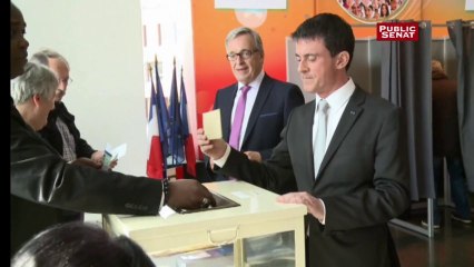 Manuel Valls a voté à Evry