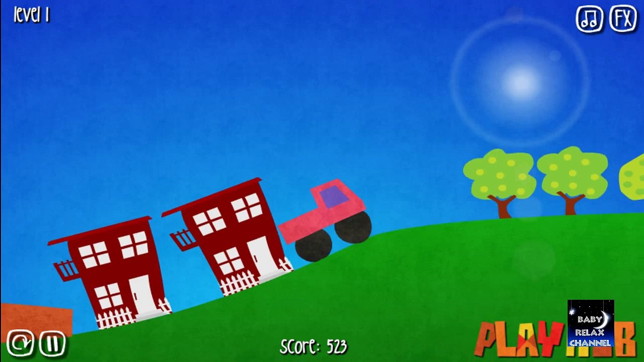 Jelly Truck - Monster Trucks Playlist for Kids - Trucks Cartoons for Children
