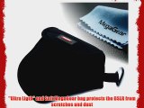 MegaGear DSLR Camera Black Case Bag for Olympus EP3 EPL5 with 14-42mm Lens Panasonic GF5 14-42mm