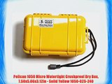 Pelican 1050 Micro Watertight Crushproof Dry Box 7.50x5.06x3.12in - Solid Yellow 1050-025-240