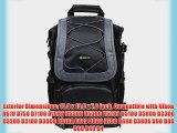 Evecase Professional DSLR Camera Backpack Case for Nikon D610 D750 D7200 D7100 D7000 D5500