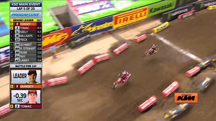 AMA Supercross 450SX Main Event Highlights - Detroit 2015 Supercross