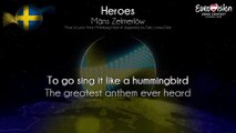 Måns Zelmerlöw - Heroes (Sweden)