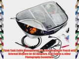 Think Tank Cable Management 50 Clear Organizer Pouch with Internal Dividers for AC Adapters