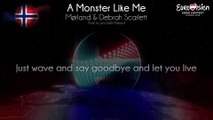 Mørland and Debrah Scarlett - A Monster Like Me (Norway)