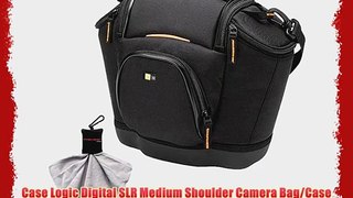 Case Logic Digital SLR Medium Shoulder Camera Bag/Case (Black) (SLRC-202) for Canon EOS 7D