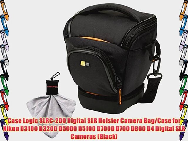 Case Logic SLRC-200 Digital SLR Holster Camera Bag/Case for Nikon D3100  D3200 D5000 D5100 D7000 - video Dailymotion