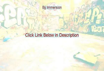 Bjj Immersion Review (Video Review)