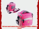 Tuff-Luv Small Shoulder Bag camera case cover for Digital Camera / Compact SLR - Pink