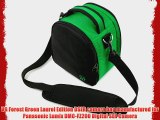 VG Forest Green Laurel DSLR Camera Carrying Bag with Removable Shoulder Strap for Panasonic