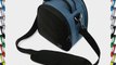 VG Navy Blue Laurel DSLR Camera Carrying Bag with Removable Shoulder Strap for Canon PowerShot
