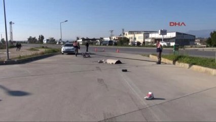 Manavgat Tır Motosiklete Çarptı 1 Ölü, 1 Yaralı