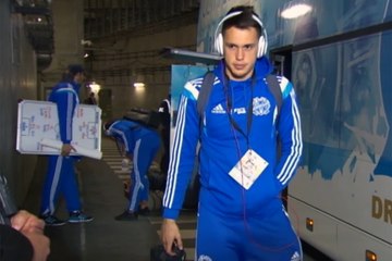 #RCLOM : l'arrivée du bus olympien au Stade de France