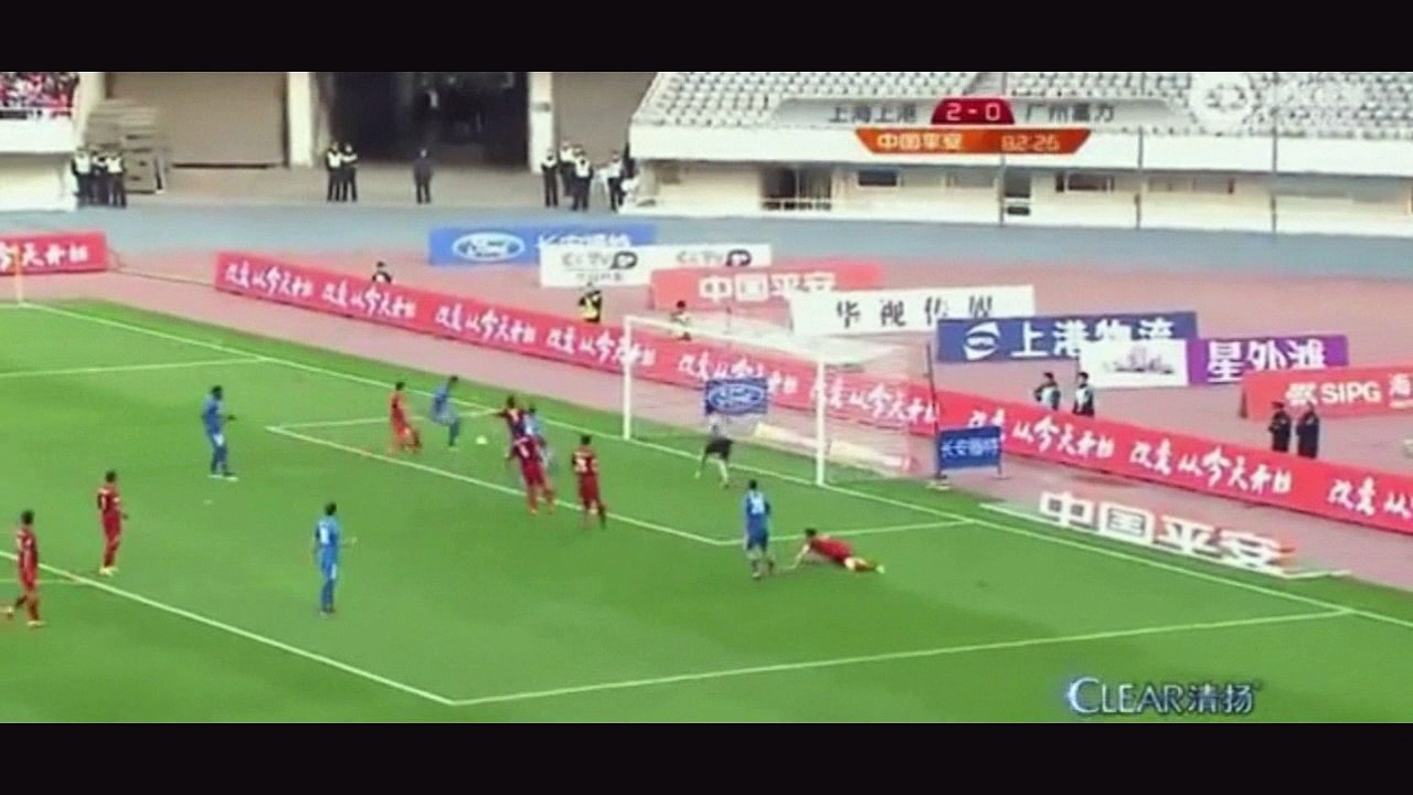 هدف جديد  ورائع من عبد الرزاق  حمد الله في الدوري الصيني | Shanghai SIPG 2 - 1 Guangzhou R&F  - 22-03- 2015