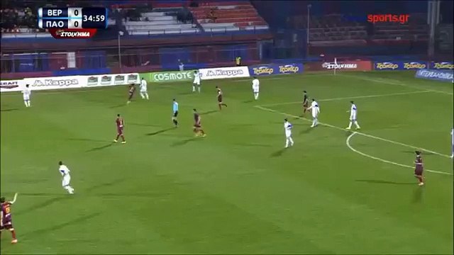 Veria 1 vs 0 Panathinaikos ~ Greece League ~ 22.03.2015 ~ All Goals & Highlights