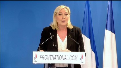 Elections départementales : Marine Le Pen demande la démission de Manuel Valls