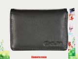 Casio Exilim EX-Case7 Leather Business Card Holder Style Universal Camera Case for Exilim EX-S10
