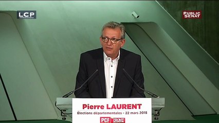 Pierre Laurent : "Il est de notre devoir de femmes et d’hommes de gauche de tout faire pour empêcher la victoire de candidats du front national"