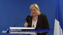 Départementales: Marine Le Pen se réjouit des résultats