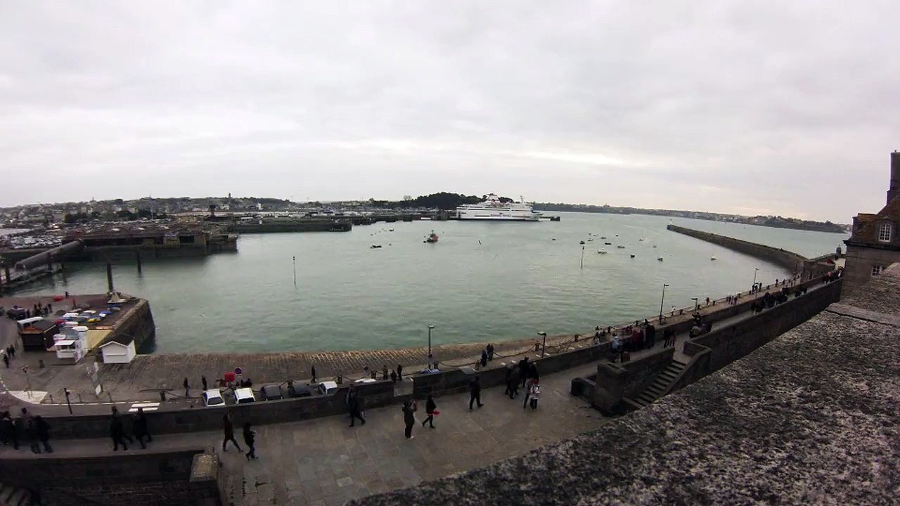Saint Malo, les grandes marées du 21 mars 2015 (Timelapse)