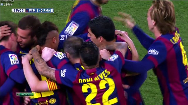 El Clasico. J.Mathieu goal (FC Barcelona 1-0 Real Madrid) HD