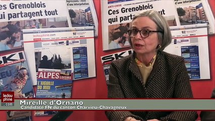 Mireille d'Ornano, candidate FN du canton Charvieu-Chavagneux : "Parachutée ? Je ne comprends pas"