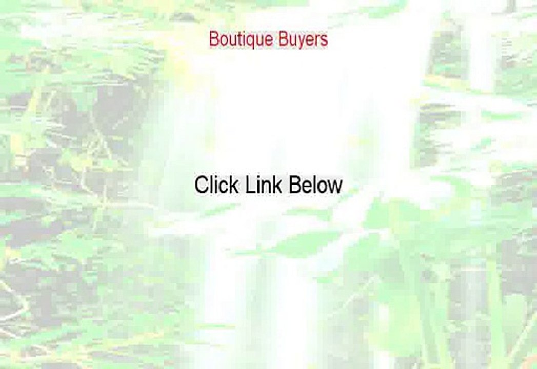 Boutique Buyers PDF Free - boutique buyers guide [2015]