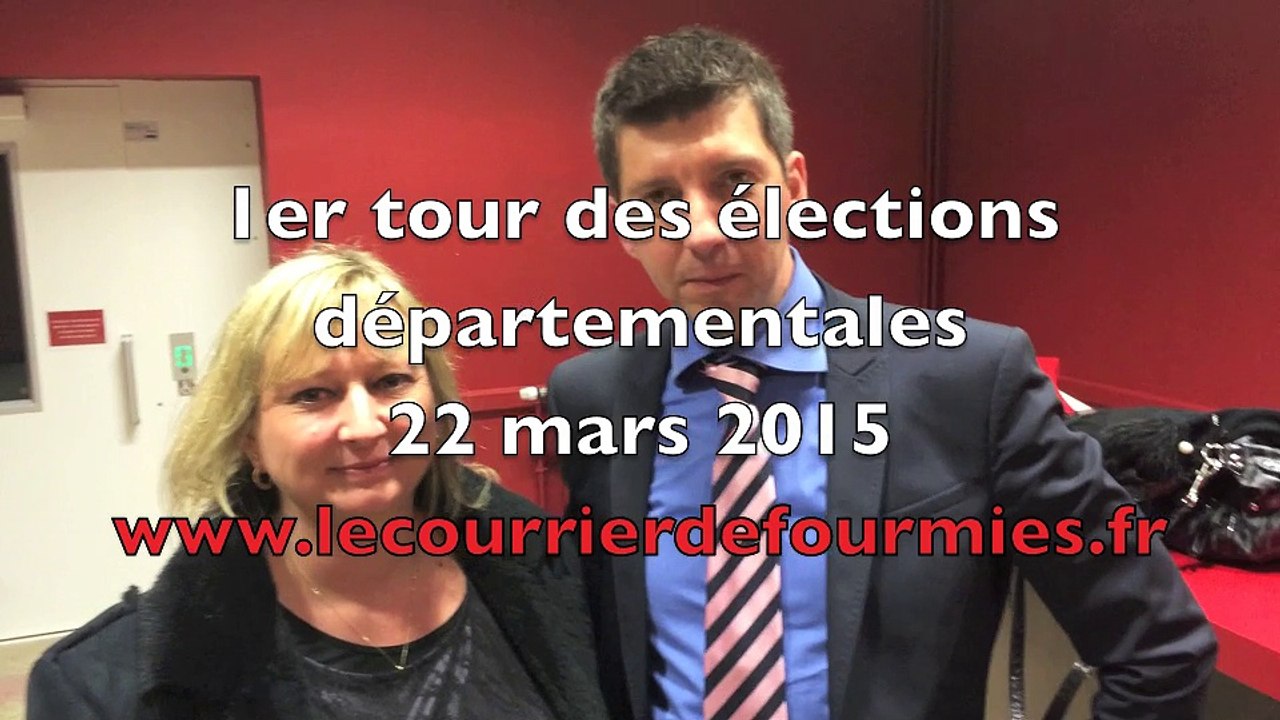 1er Tour Elections départementales canton de Fourmies