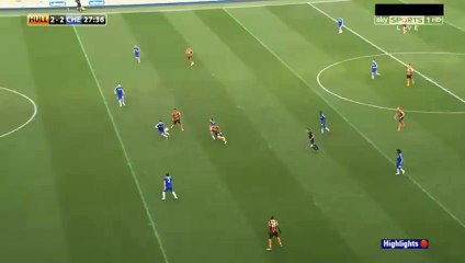 Courtois howler for Hull equaliser