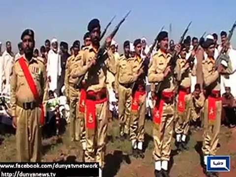 Funeral prayers of martyr soldier Ghulam Muhammad held