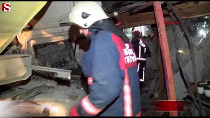 Hafriyat kamyonu balıkçı restoranına girdi 1 Ölü, 1 Yaralı