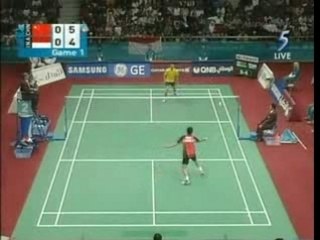 Taufik Hidayat Vs Lin dan AG 2006