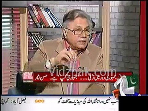PM Nawaz Sharif Obama ke saamne istarah khare hote hain jaise Primary ka student Headmaster ke saamne khara ho - Hasan Nisar
