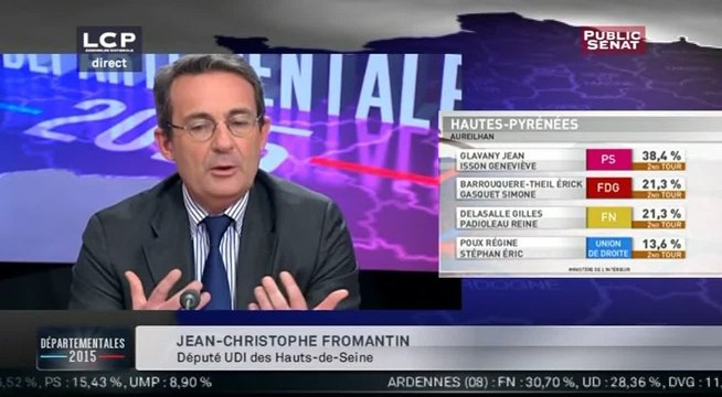 Jean-Christophe Fromantin Je crois que l'on ne peut pas se contenter de 50% d'abstention et d'un catalyseur de mécontentement qu'est le Front National