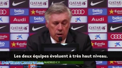 La déception de Carlo Ancelotti après le Clasico