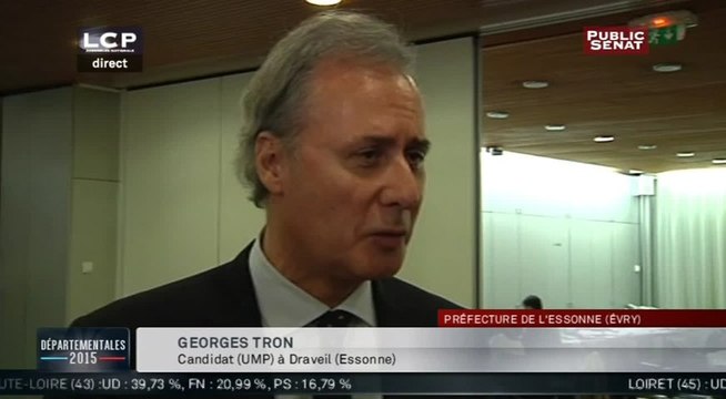 Georges Tron, candidat UMP à Draveil (Essonne)