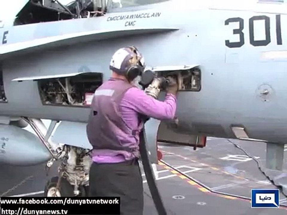 Dunya News Headlines 23 March 2015 - Life on board aircraft carrier USS Carl Vinson