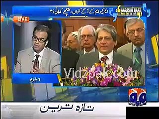 -Don't try to protect or help MQM Criminals now- Army message to Gov. Sindh Ishrat ul Ebad -- Najam Sethi