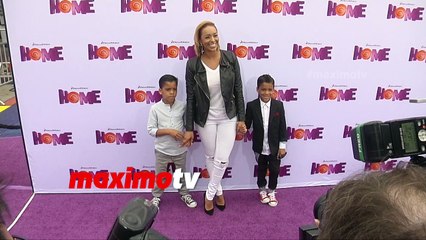 MATT BARNES EX WIFE GLORIA GOVIAN AND KIDS HOME PREMIERE IN LOS ANGELES