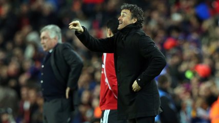 Luis Enrique: "Esta victoria tiene mucho mérito"