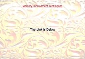 Memory Improvement Techniques Download PDF (Legit Download 2015)