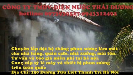 Bán Máy phun sương làm mát tại hà nội, béc phun sương, đầu phun sương, dây phun sương, máy A70, Máy A80. FOG2106, Fog 2703