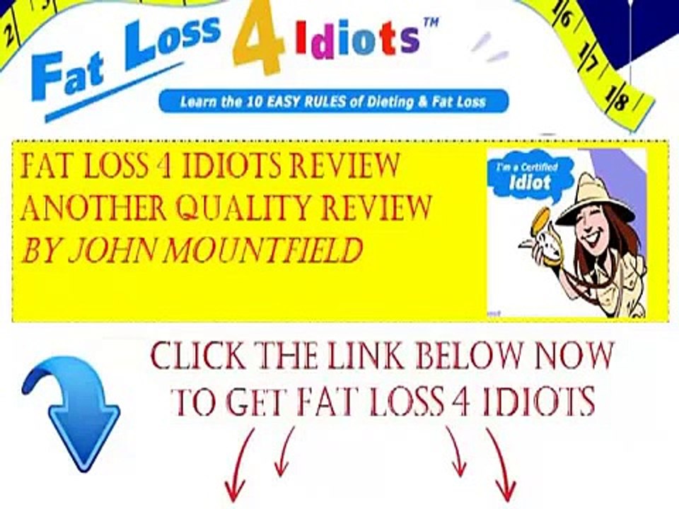 Fat Loss 4 Idiots Review