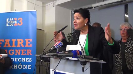 Réaction de Lisette Narducci depuis sa permanence le 22 mars