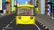 The Wheels on the Bus go round and round - 3D Animation English rhyme for children