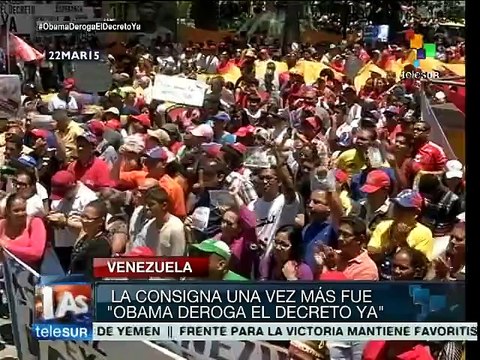 Sector educativo exige a Obama derogue decreto contra Venezuela