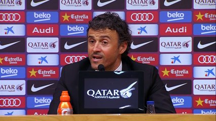 Luis Enrique: "La única pena es no haber marcado un gol más"