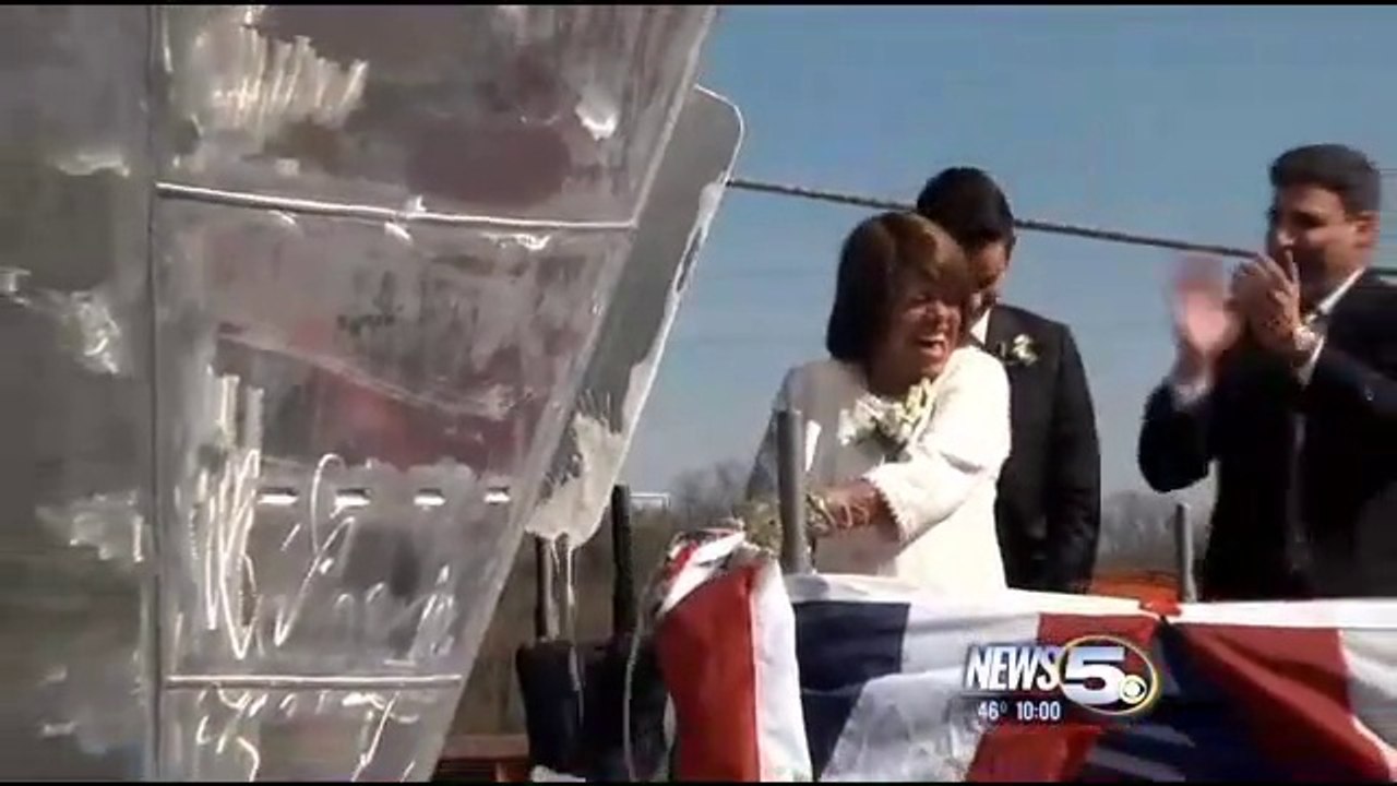 Christening of USNS Trenton