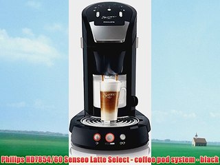 Philips HD7854/60 Senseo Latte Select - coffee pod system - black