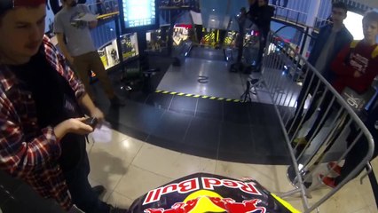 The Most Amazing Bi-Cycle Stunt In a Mall